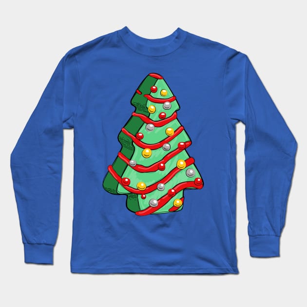 Tree cake Christmas 2023 Long Sleeve T-Shirt by SantinoTaylor